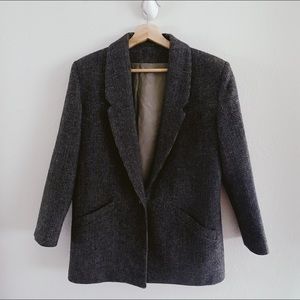 Vintage Barclay Square Wool Blazer